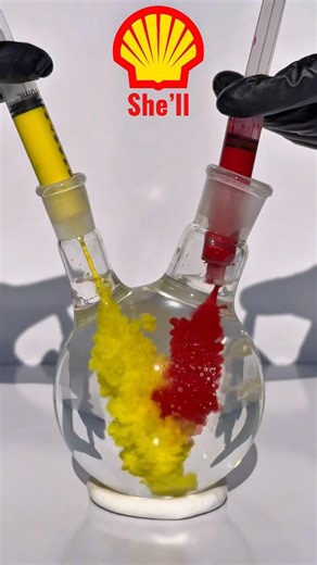 Shell 🤩✌️ #colors #experiment #satisfying