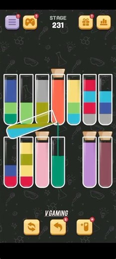 water sort Quest level 231