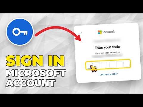 How to Sign In to Microsoft Account (Password & Email Code)