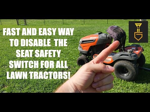How to Easily Bypass all Lawn Tractor Seat Safety Switches!
