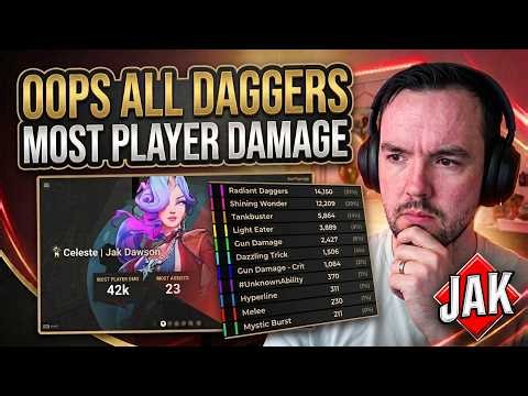 MY OOPS ALL DAGGERS BUILD GOT TOP DAMAGE! Celeste Gameplay | Deadlock