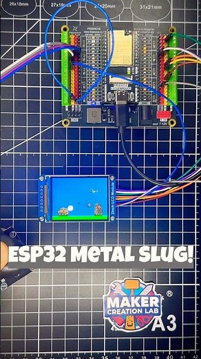 ESP32 Tank Video Game! - Animated Sprites #esp32 #arduino #sprites