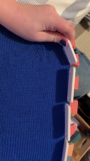 The Joy of Using Blocking Combs in Knitting