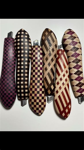 I Made 40 Yosegi Marquetry Box Cutters in 5 Years — Which One Is Your Favorite?