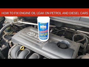 Lucas Engine Oil Stop Leak Additive || How to Fix an Oil Leak Problem on a Petrol or Diesel Cars