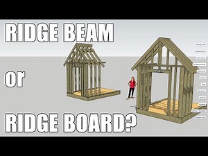 Do you need a ridge board or a ridge beam? What's the difference?
