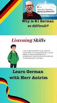 B1 German: Where Most Learners Get Stuck