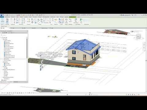 Revit 2026 Architectural Residential template Roof by Extrusion