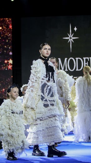 Founder S-Model School & Agency on Instagram: "Перший великий подіум — не забувається ніколи 🤍 Lviv Kids Fashion Show @lviv_kids_fashion_show Початок нашого шляху, який тільки набирає обертів✨✨✨ Catwalk @valentina_bakosh Photo posing @mery_herts Designer @velyurchenko Dress @by_vel"