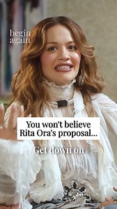Rita Ora flipped the script on proposals 🤯💍 #proposal #engagement #RitaOra | Begin Again