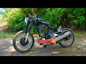 Snowmobile engine on a motorcycle |Take 2|
