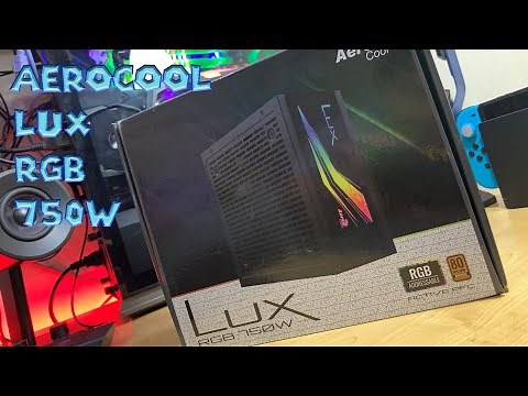 UNBOXING | Aerocool LUX RGB 750W Power Supply Unit