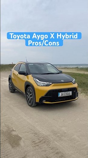 Toyota Aygo X Hybrid quick review with pros/cons #toyota #aygoxhybrid