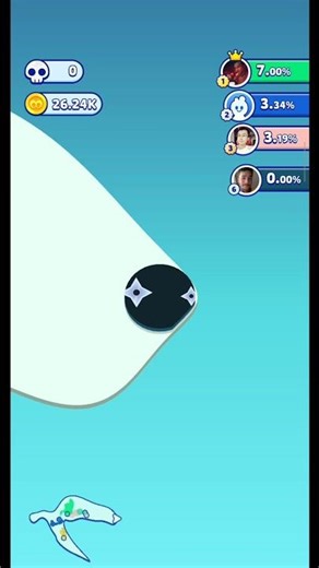 Paper.io Pro Gameplay 🔥 100% Map Capture Challenge | Insane Win #ytshorts