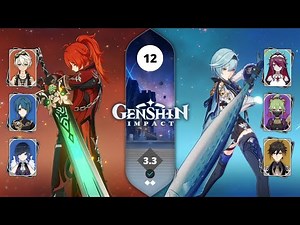 Diluc & Eula Showcase | Genshin Impact 3.3 Spiral Abyss Floor 12