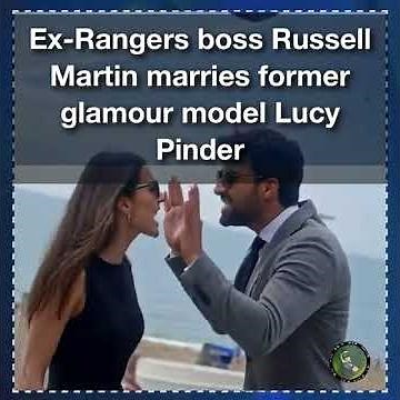 Ex-Rangers boss Russell Martin marries former glamour model Lucy Pinder