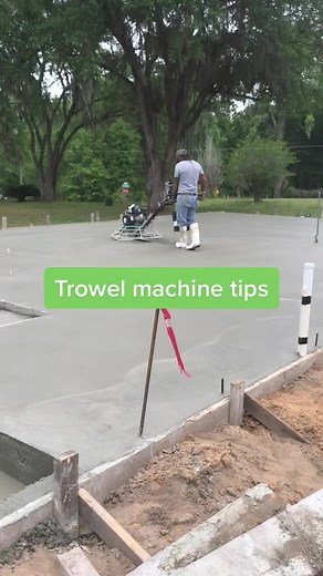 Tips for Operating a Concrete Trowel Machine
