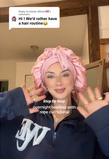 Overnight Heatless Curl Tutorial Step by Step