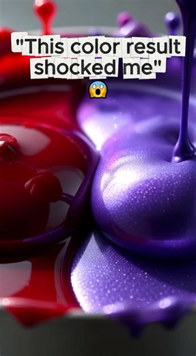 This color result shocked me 😱 #colorasmr #colormixing #coloreducation #colors #satisfying #shorts