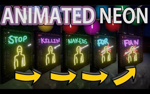 RUST_ 电器霓虹灯 很好看