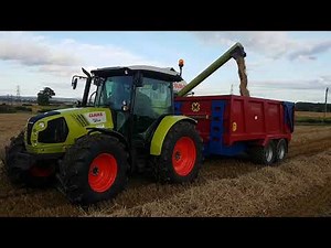 Claas atos 350 and Claas medion 310 2017 harvest