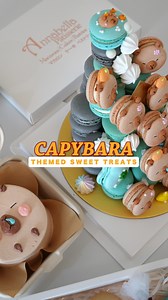 Have you check out our Capybara Collection? Is super adorable!  Receive a FREE random capybara plush toy with every $50 spending on Capybara Products! Video by @wendaaaye Shop now www.abp.sg Free delivery with $30 purchases | Halal Certified #capybara #pastries #cake #singapore #localbusiness #macarons #cute #yummy #gift | Annabella Patisserie | Facebook