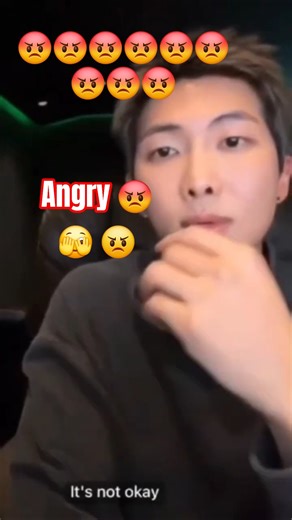 RM🔴LIVE TO ANGRY😡🫣 #shorts #viral #trending #ytshorts #bts #rm #live #video #song #music #love