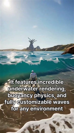 The Most Realistic Water in UE5: Oceanology! 🌊 #ue5 #gamedev #3dgamedevelopment