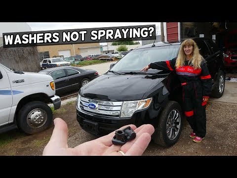 WINDSHIELD WASHER NOT SPRAYING FIX FORD EDGE FLEX LINCOLN MKX FUSION TAURUS