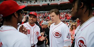 WATCH: Joe Burrow throws first pitch on Reds Opening Day