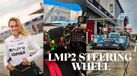 Race Steering Wheel Buttons Explained: Inside an LMP2 Steering Wheel! Sophia Florsch Shows Us Her ELMS Imola Up Close - BangShift.com
