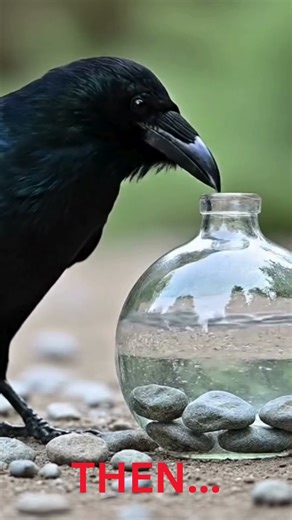 Crows Then vs Now 😲🧠 | Evolution of Intelligence #shorts #smartcrow #animalintelligence