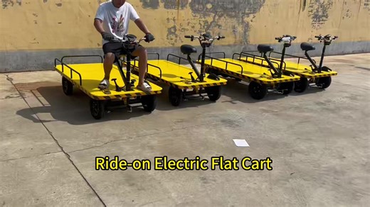 Explore the Benefits of Ride-on Electric Flat Carts