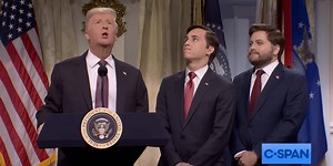 Saturday Night Live mocks Trump administration in first sketch of the year