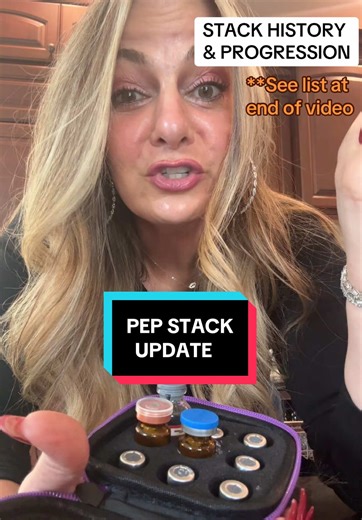 Detailing my stack progression over past 6 weeks on this peptide journey #peptidetherapy #peptidejourney #peptidestack #glowpeptide #klowpeptide