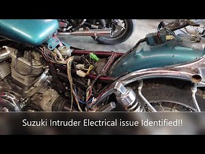 1993 VS1400 Intruder, Pt-2, electrical issue identified