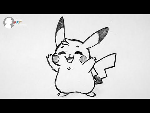 How to Draw Cute Pikachu From Pokemon Step by Step