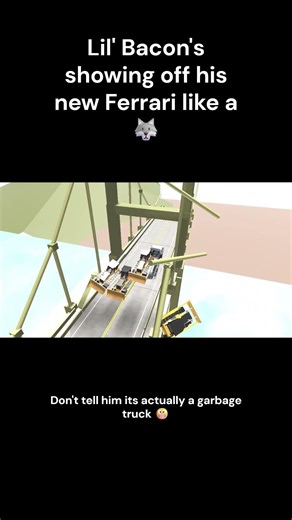 Pulling Up In a Garbage Truck ♻️🗑️#roblox #explosion #memes