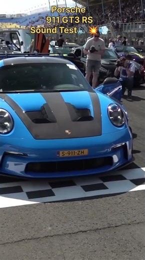 This Porsche 911 GT3 RS Sounds INSANE⚡🔥🔥 #shorts #shortsfeed