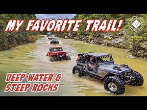 My Favorite Trail! Off-Roading at the Sand Mines | Deep Water and Steep Rocks!