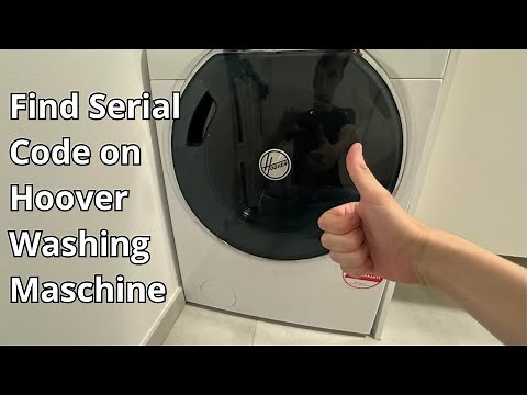 How To Find Serial Number on Hoover Washing Machine (Step By Step)