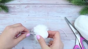 Transform a Simple Sock Into a Magical Yarn Snowman ⛄ DIY Christmas Decoration Tutorial!