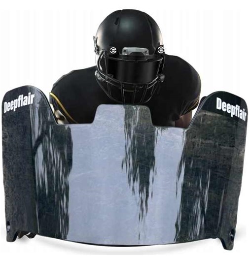 American Football Visors Rainbow Helmet Eye Shield Visor Universal Fit for Youth & Adult