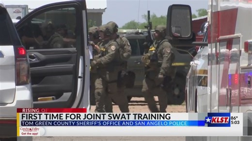 San Angelo PD and TGSO team up for SWAT training session