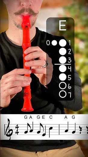 Rudolf the Red Nosed Reindeer Recorder Tutorial #recorder #tutorial #christmas