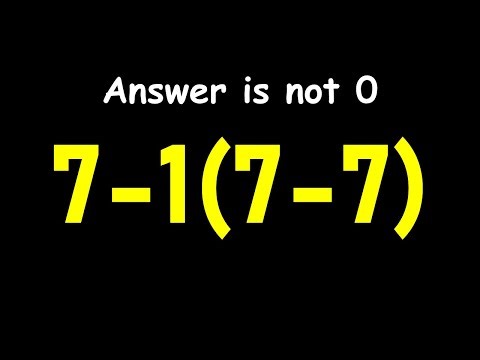 Try Solving This Tricky Math Expression!