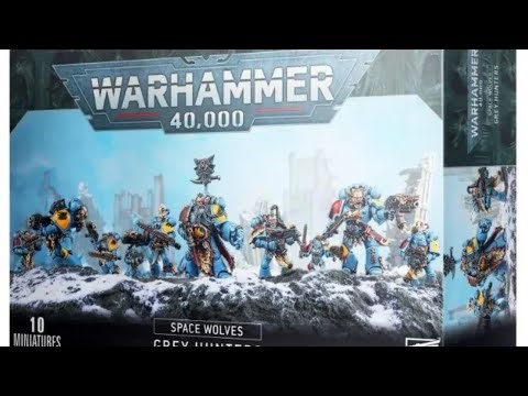 Warhammer 40K: Space Wolf Grey Hunters Assembly