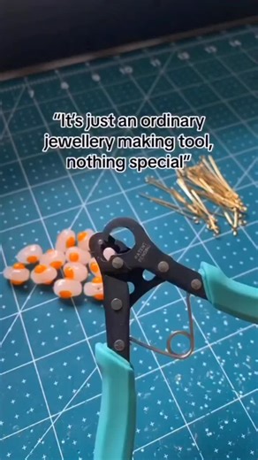 Wire Wrapping Tutorial on Instagram: "💫 Ever tried a one‑step looper? 👇 It’s one of those tools that makes you wonder...how did I ever make earrings without this? 😍 Perfect for making consistent, clean loops especially when you are working with beautiful gemstone beads ✨ What’s your favourite jewelry tool from your kit??? @lapis.lily"