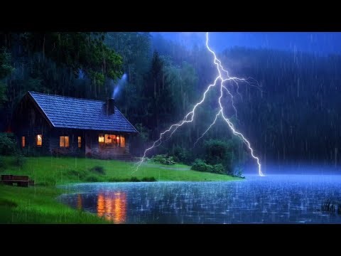 Heavy Rain and Thunder Sounds: Natural Relaxation, Raindrops for Deep Sleep and Relaxation