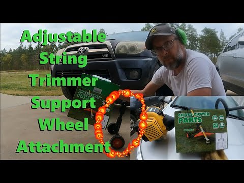 Adjustable String Trimmer Support Wheel Attachment - Weed Eater